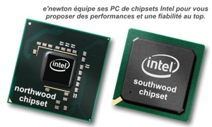 ordinateur bureau à chipsets carte-mère Intel